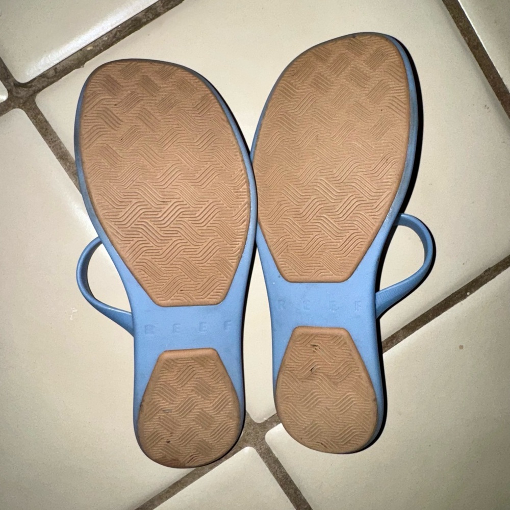 Reef Light Blue Double-Strap Slide Sandal - Picture 3 of 4